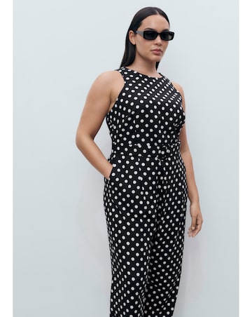 MANGO POLKA DOT JUMPSUIT