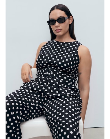 MANGO POLKA DOT JUMPSUIT
