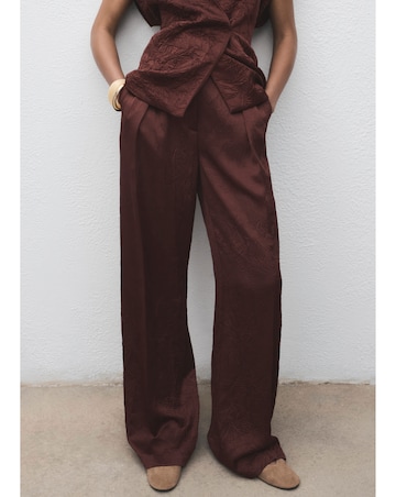 MANGO CRINKLE TROUSERS