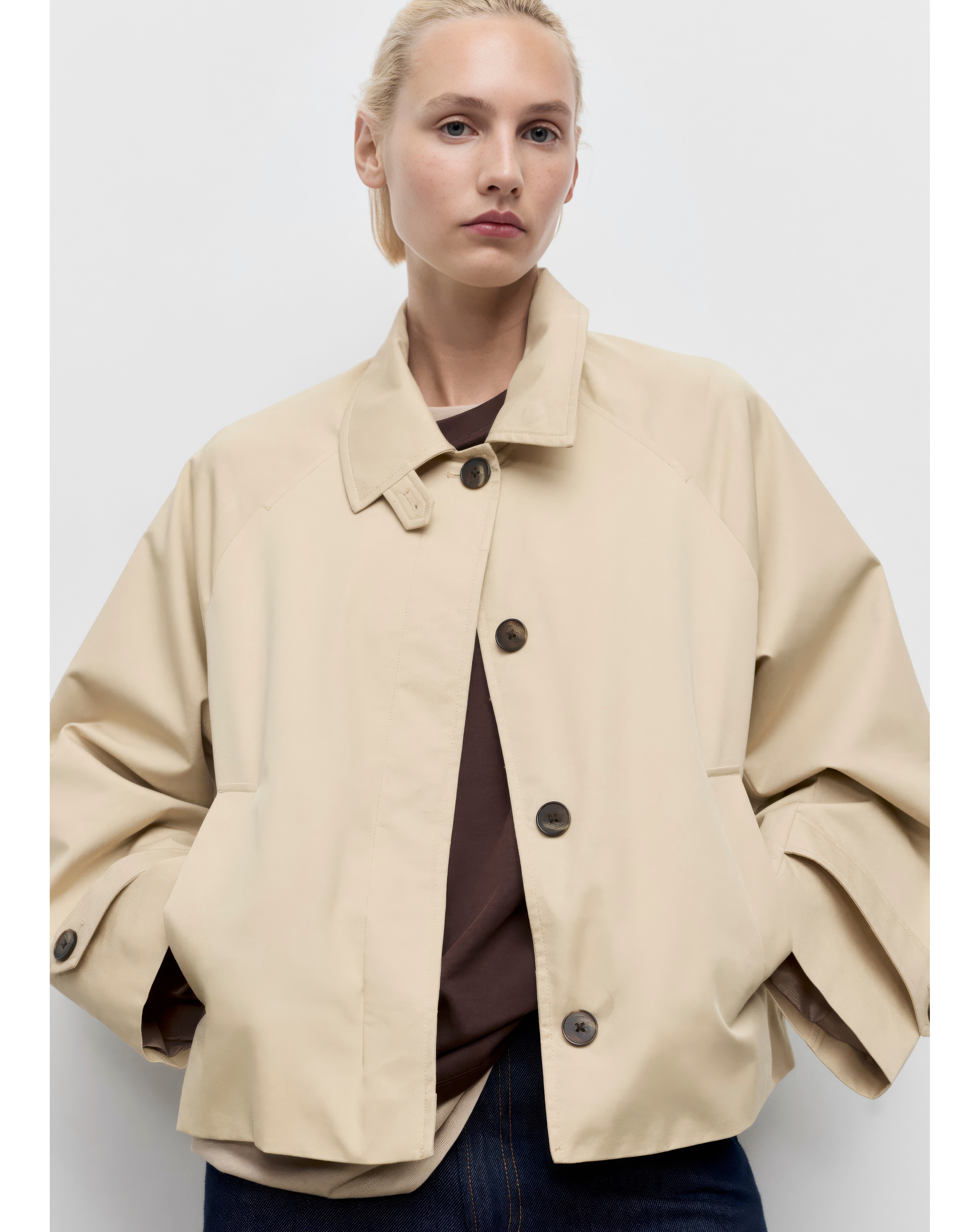 New In - Mango Short Chore Trenchcoat