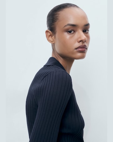MANGO COLLARED CARDIGAN