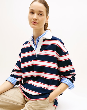 Tommy Jeans Relaxed Fit Stripe Rugby