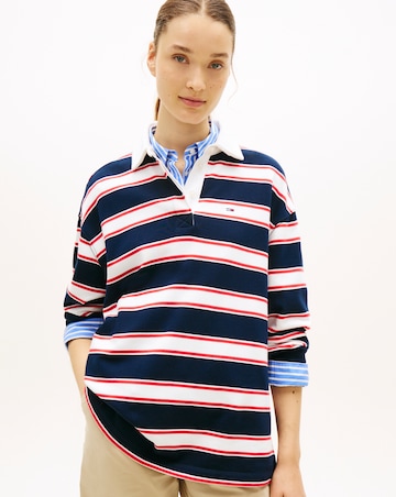 Tommy Jeans Relaxed Fit Stripe Rugby