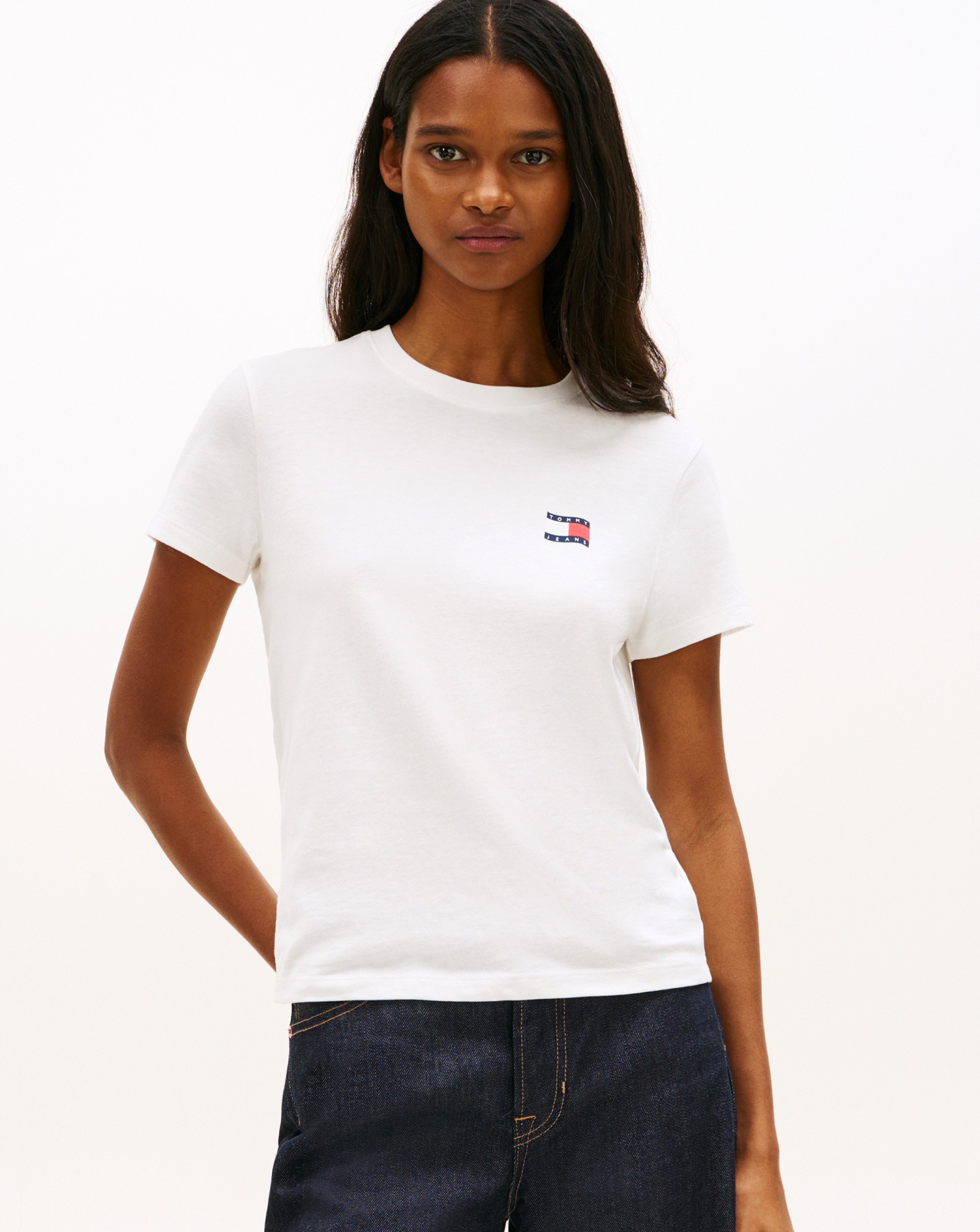 New In - Tommy Jeans Flag Tee