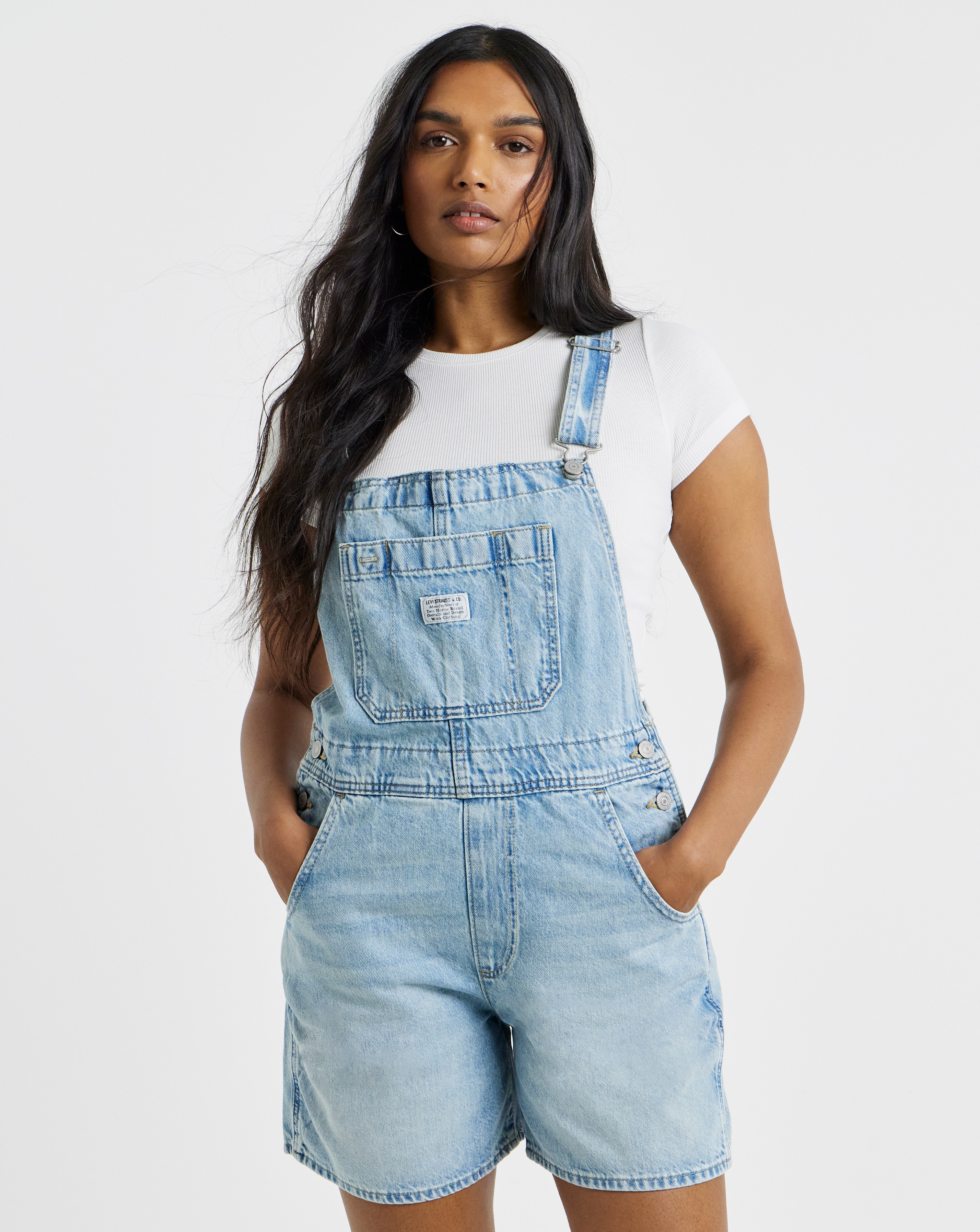 New In - Levis Denim Utility Short Overall