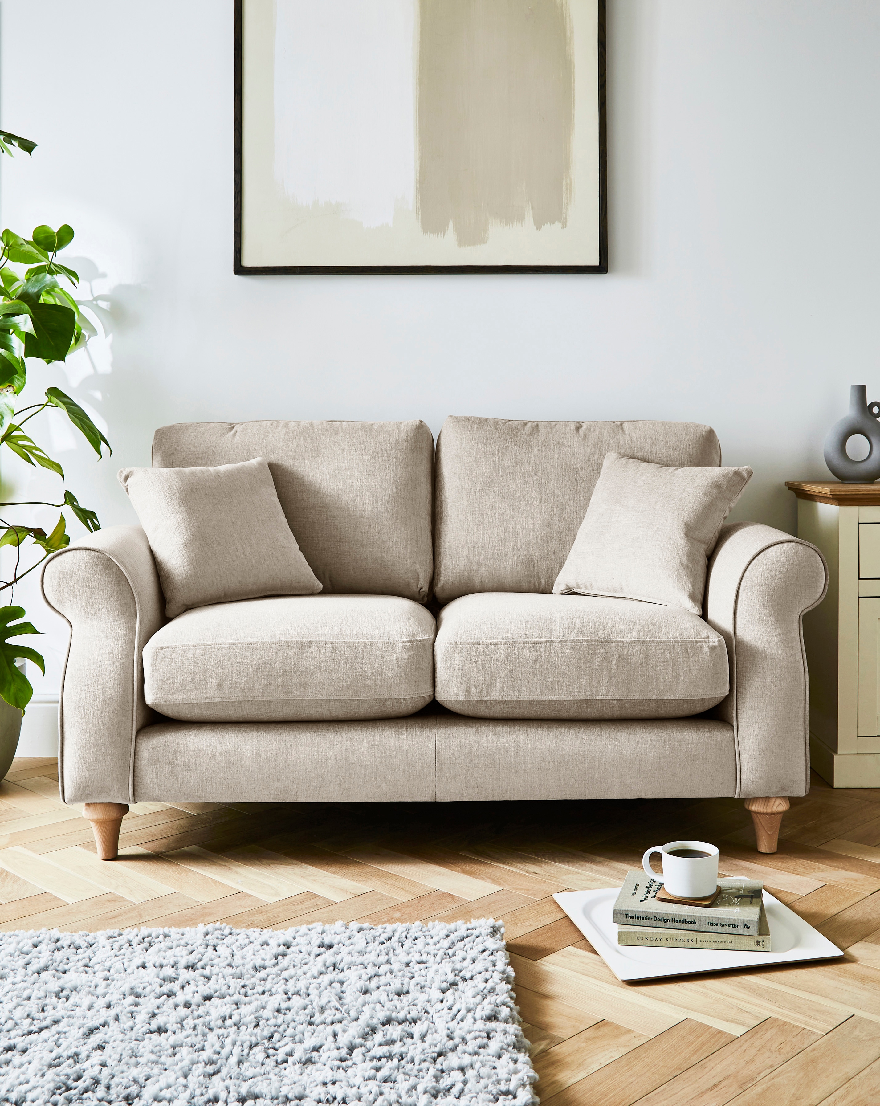 New In - Julipa Colston Chenille 2 Seater Sofa