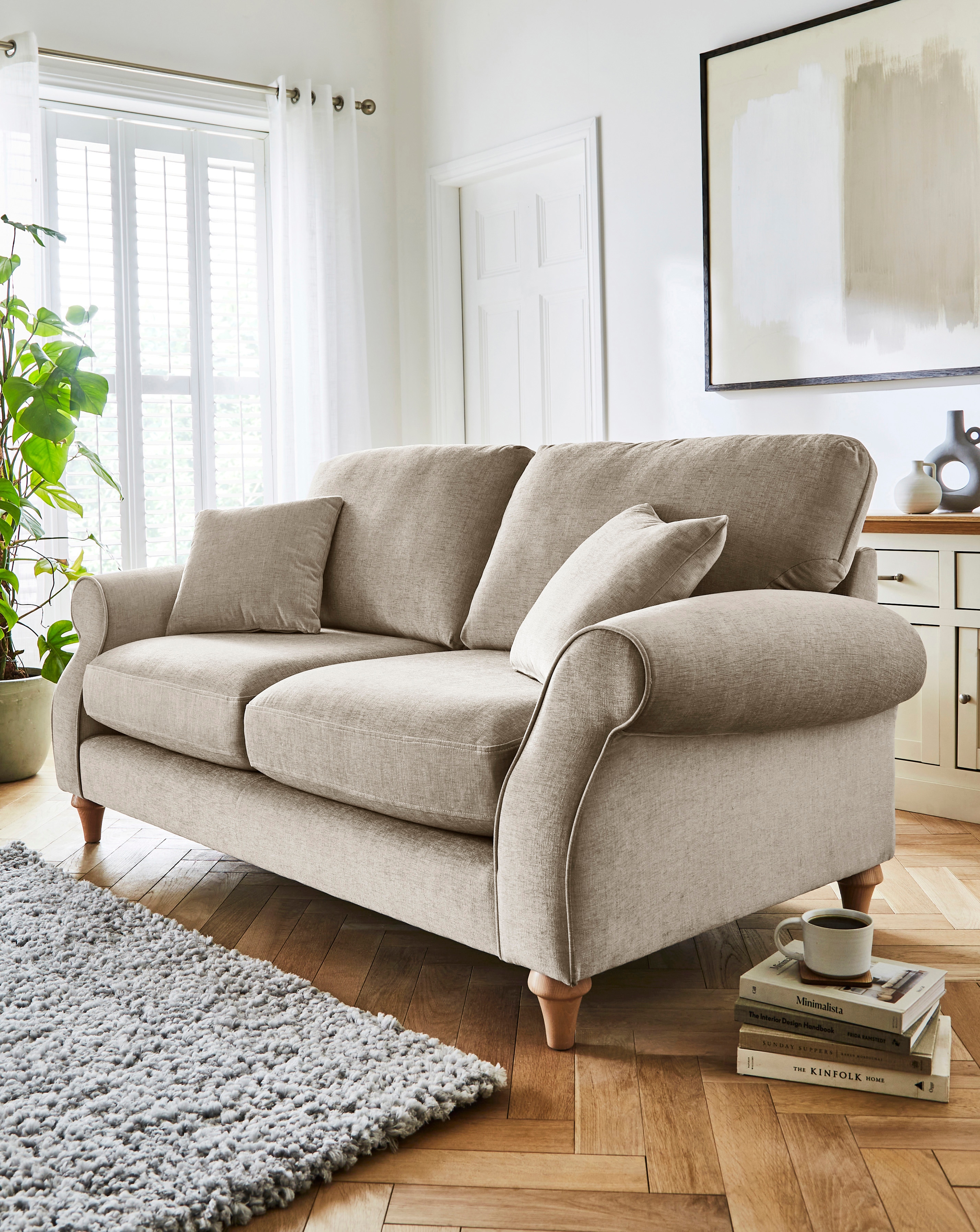 New In - Julipa Colston Chenille 3 Seater Sofa