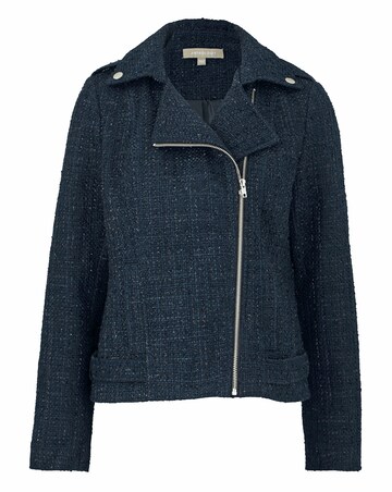 boucle biker jacket uk