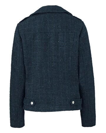 boucle biker jacket uk