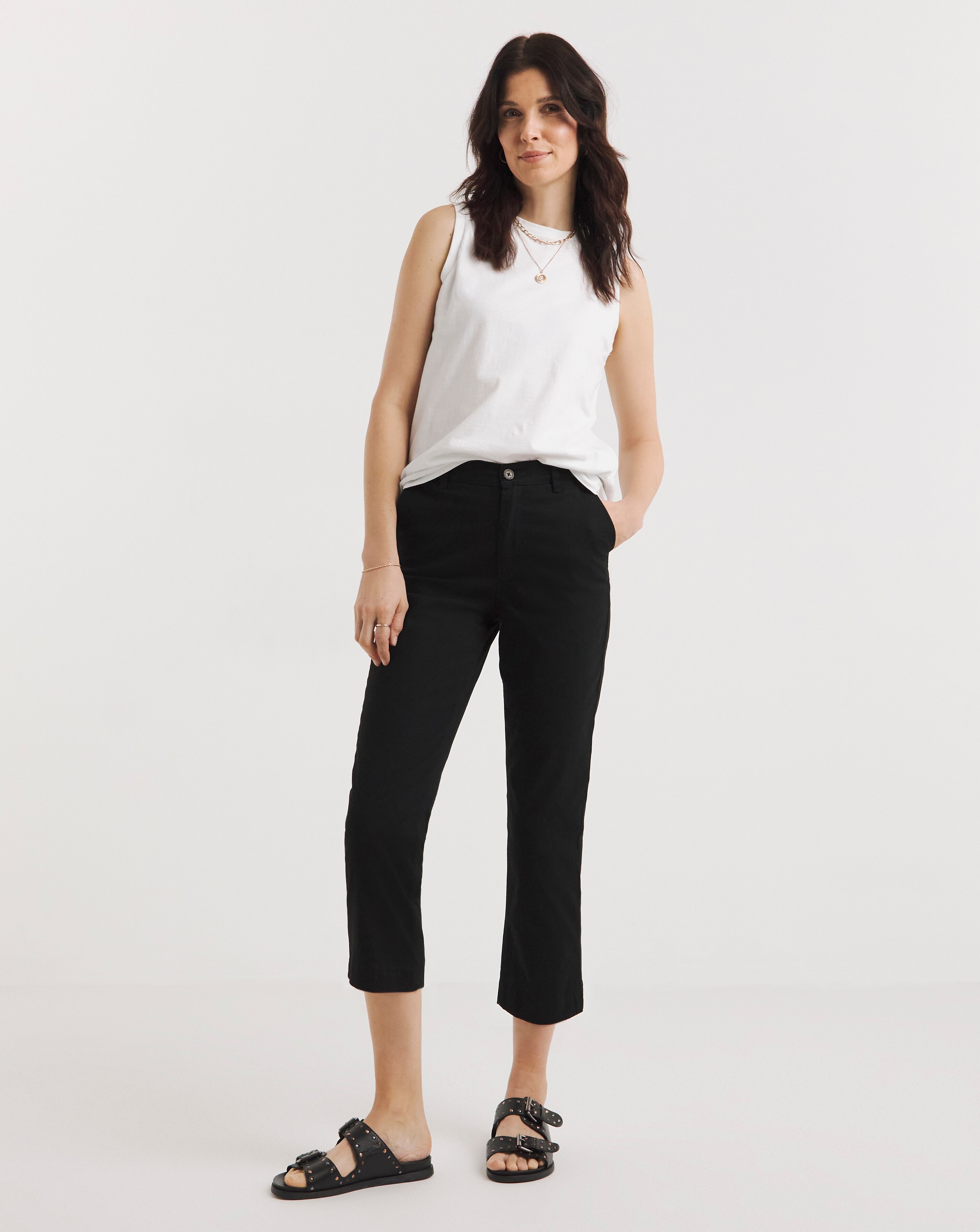 Simply be cropped best sale trousers