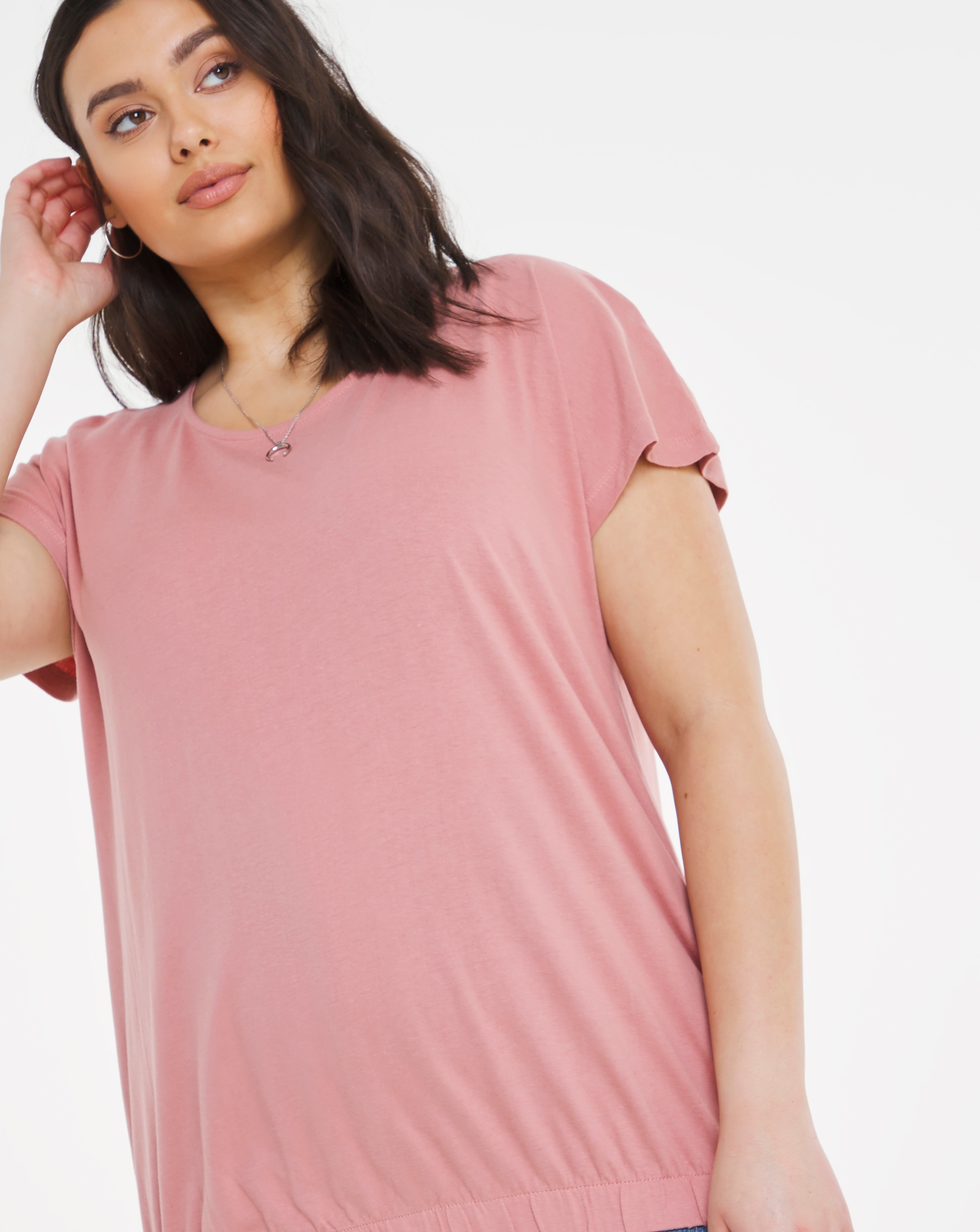 2 Pack Bubble Hem Tops Simply Be
