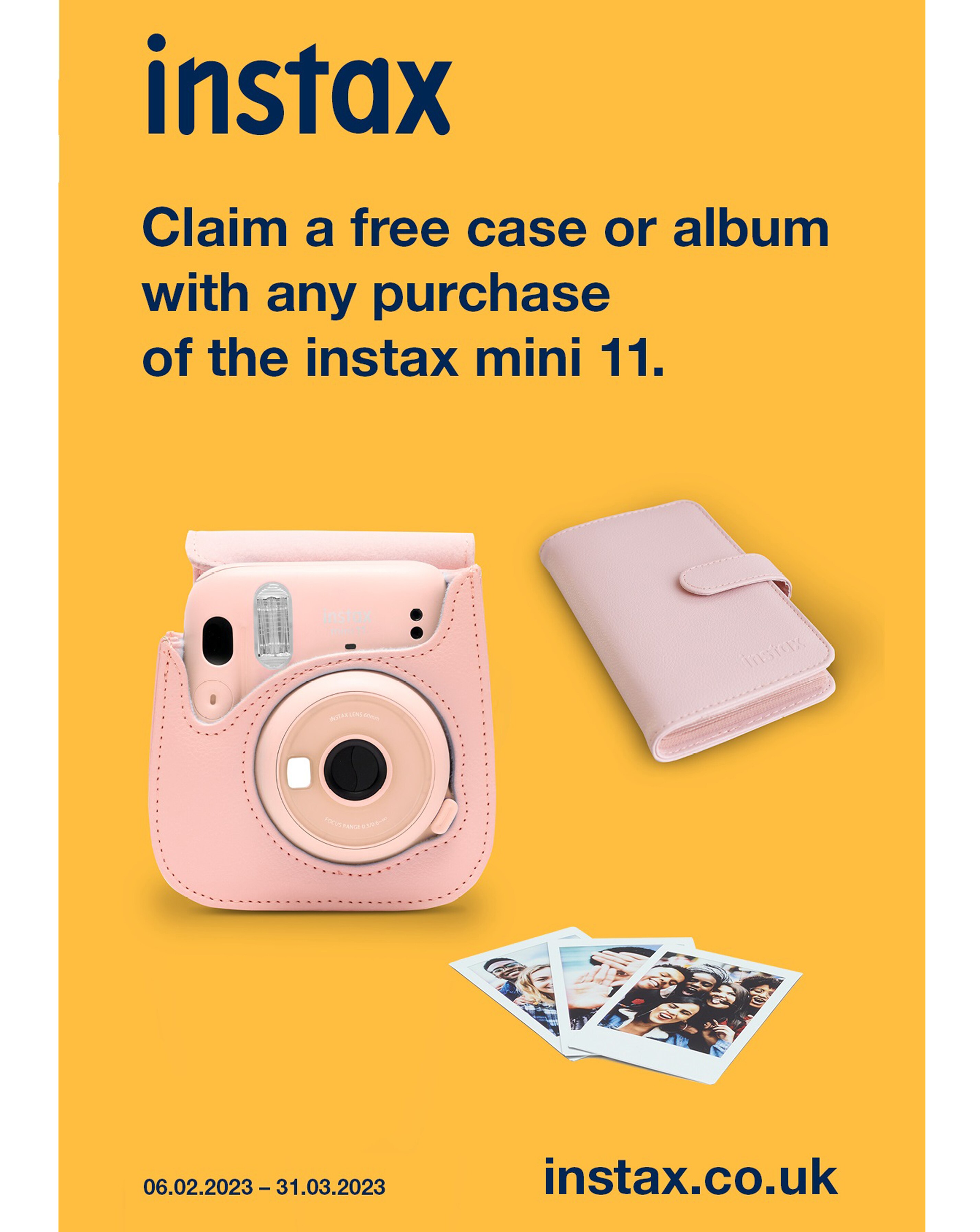 instax mini 11 yellow