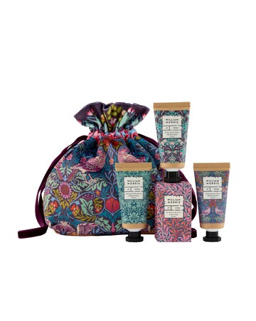 William Morris At Home Bird & Yare Velvet Pouch