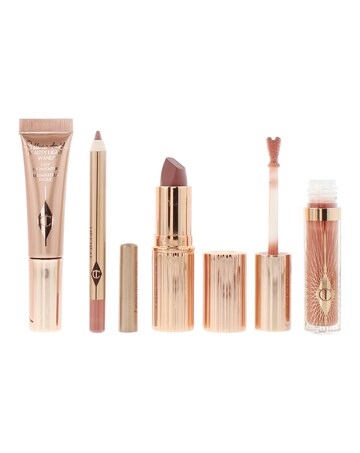 Charlotte Tilbury Pillow Talk Beautifying Lip And Cheek Secrets 4 Piece Set
