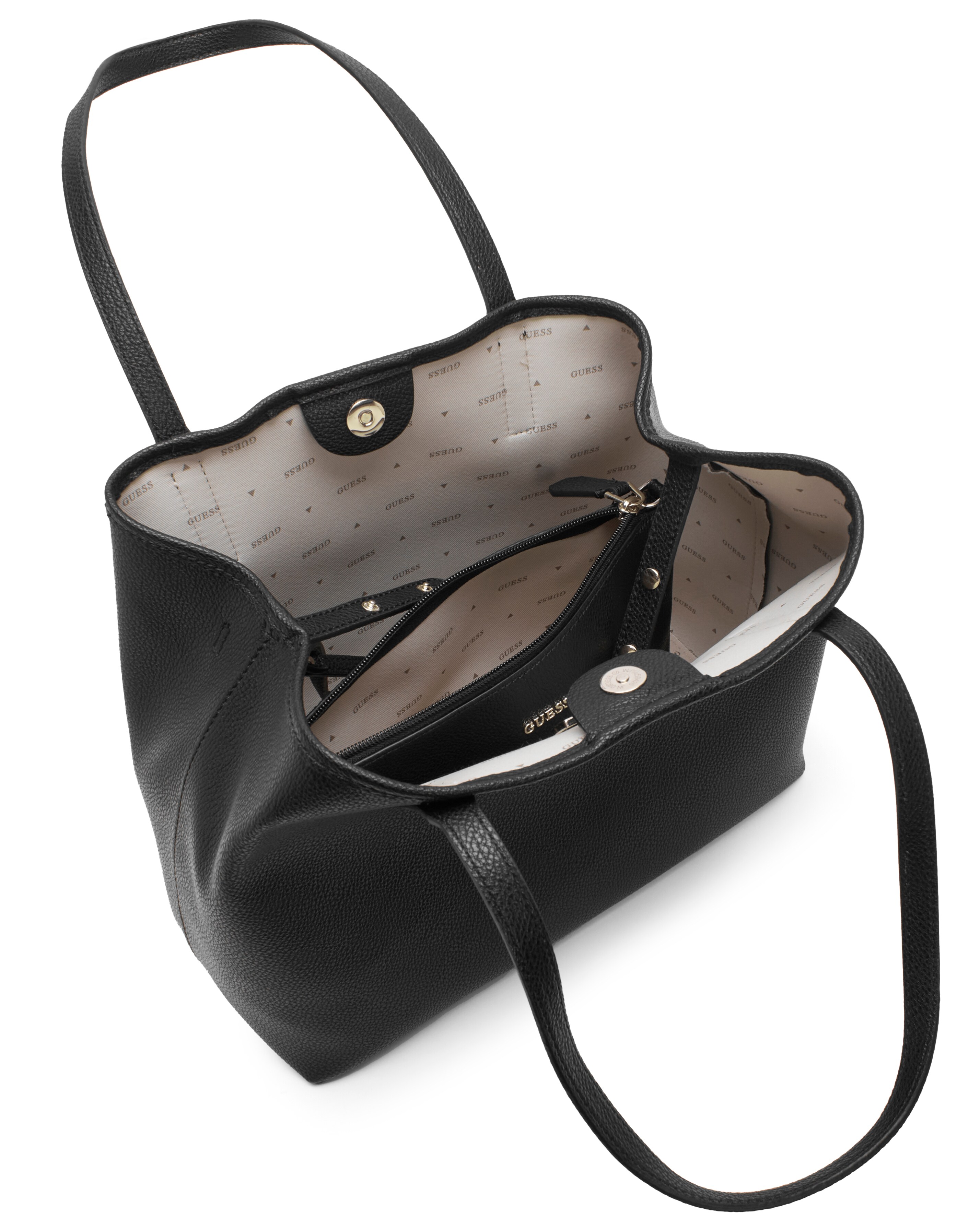 Guess vikky large tote black hotsell