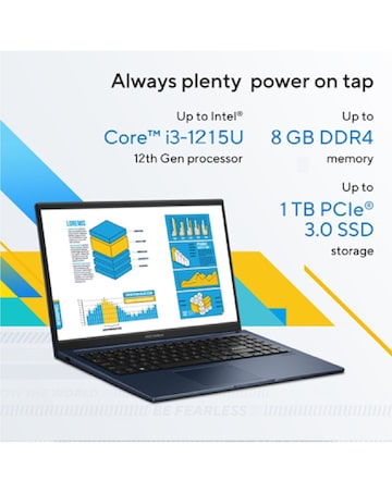 Asus Vivobook 15 Laptop - Core i3 8GB 128GB