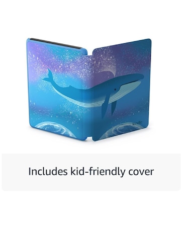 Amazon Fire 7 (2024) HD Kids Edition 6in 16GB Tablet - Space Whale