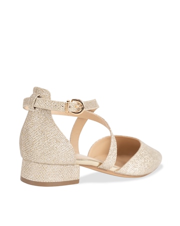 Paradox London Inaya Low Block Heel Court