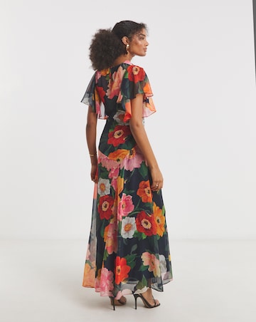 Hope & Ivy Jean Cowl Neck Maxi Dress