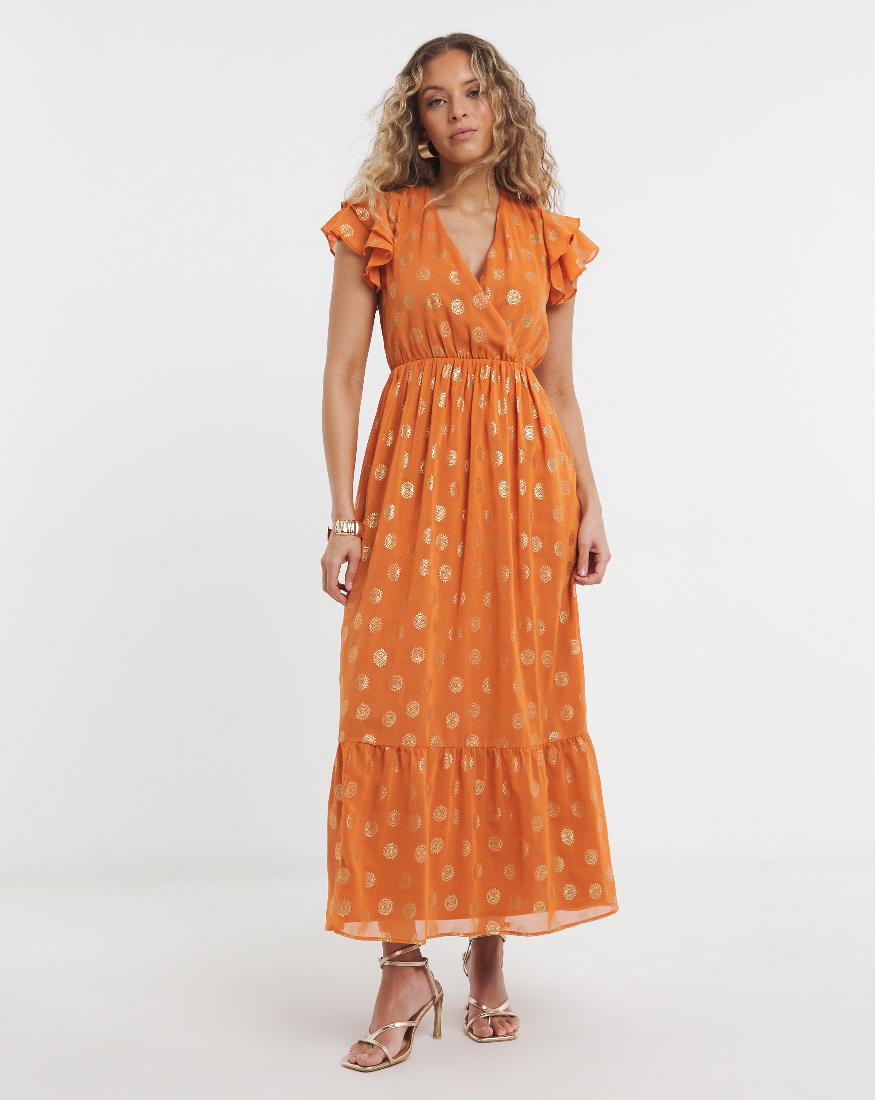 Lovedrobe Wrap Front Midaxi Dress
