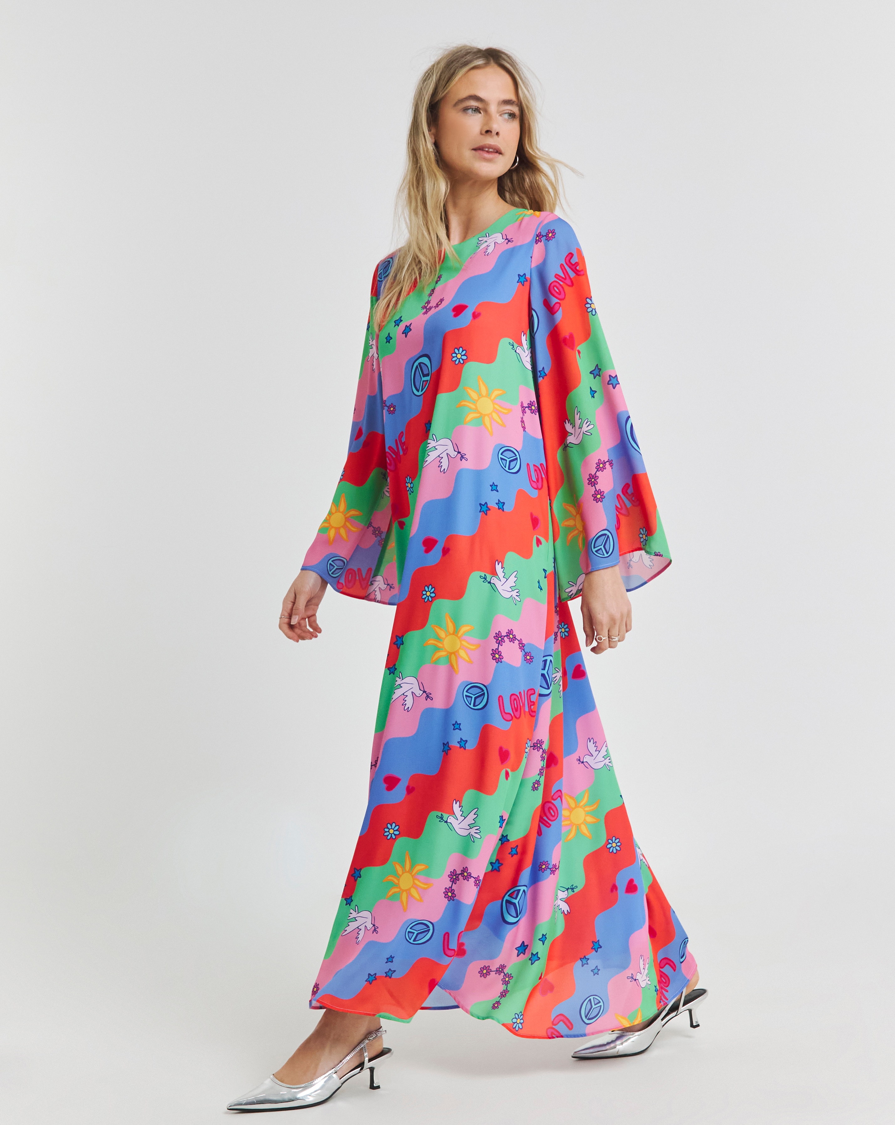 Twisted Wunder Chiffon Maxi Dress