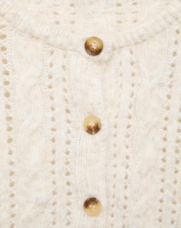 Mango Braided Cardigan With Openwork Detail