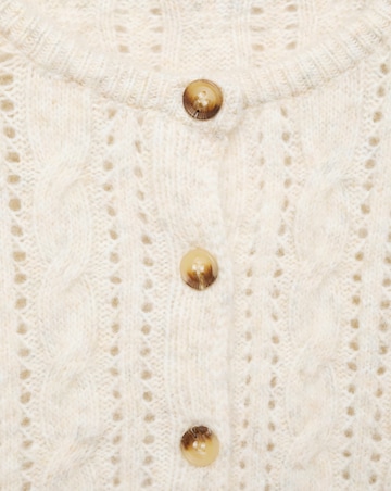 Mango Braided Cardigan With Openwork Detail