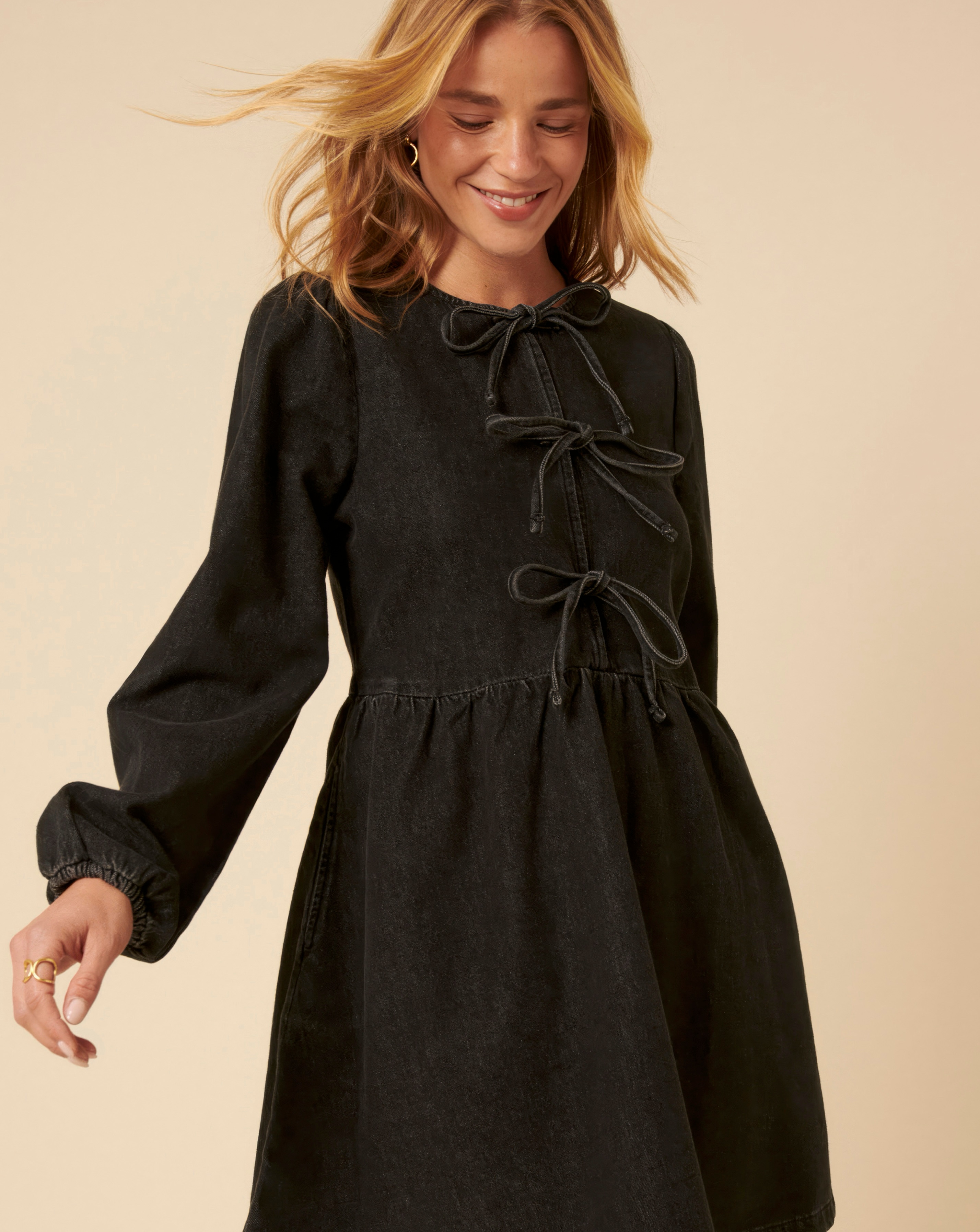 Nobody's Child Denim Eden Mini Dress