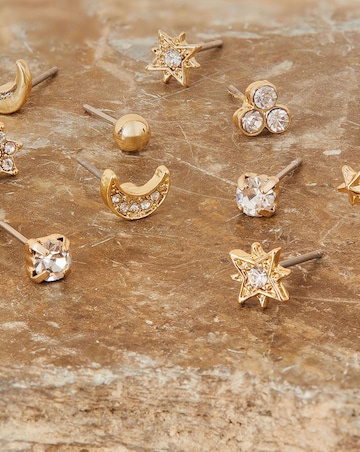 Accessorize Celestial Earrings 10 Pack