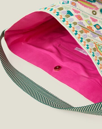 Accessorize Embroidered Shoulder Bag