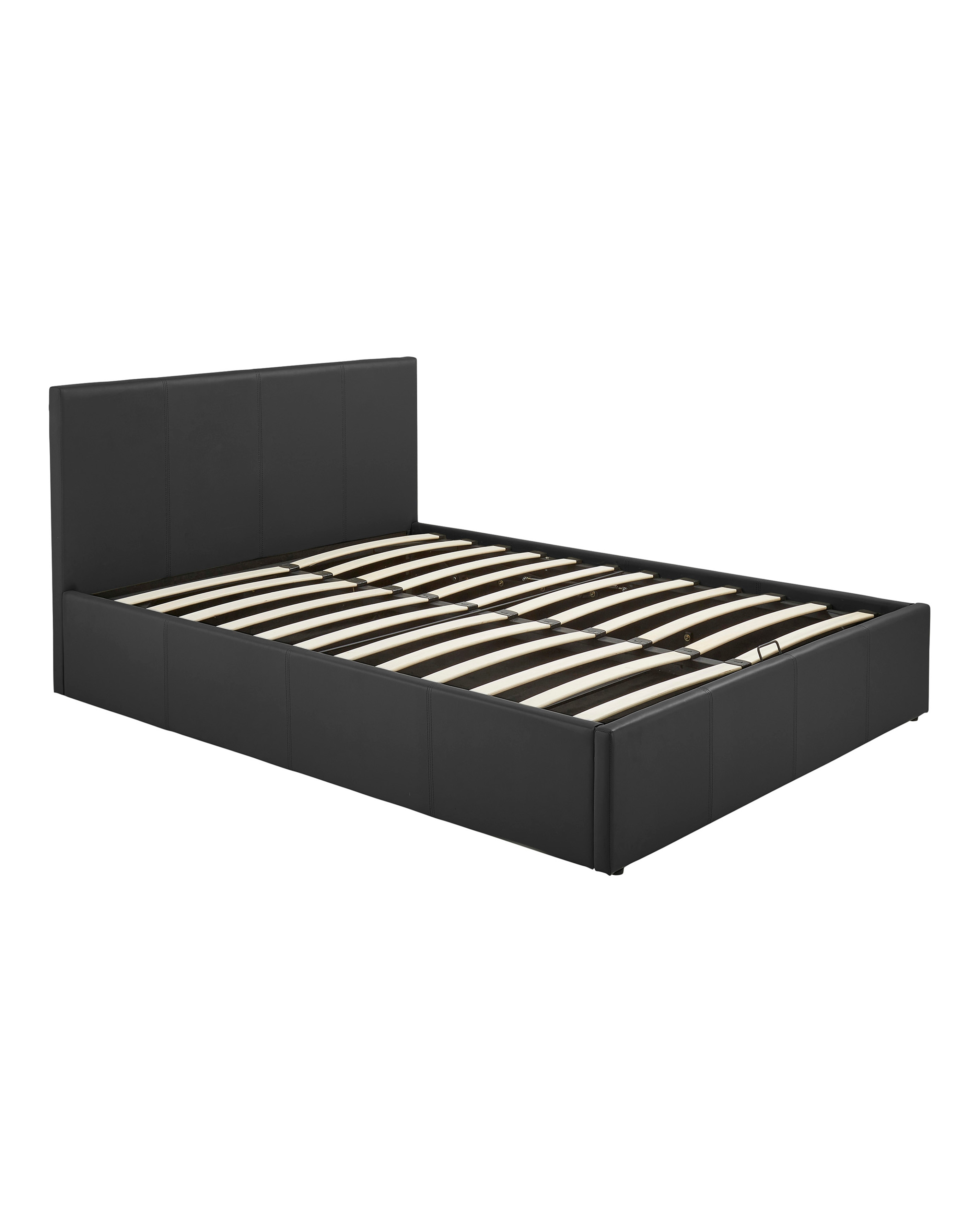 New In - Hayden Faux Leather Ottoman Bed Frame