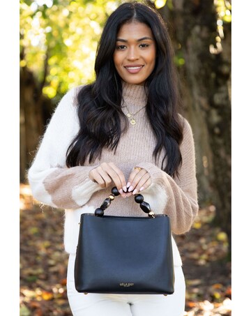 Luella Grey Danielle Black Crossbody Tote