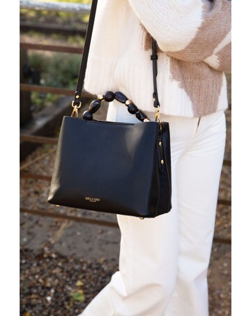 Luella Grey Danielle Black Crossbody Tote