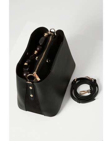 Luella Grey Danielle Black Crossbody Tote