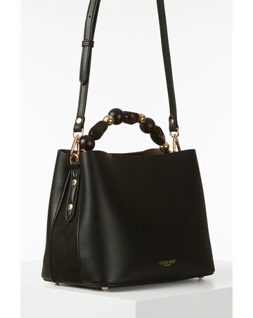 Luella Grey Danielle Black Crossbody Tote