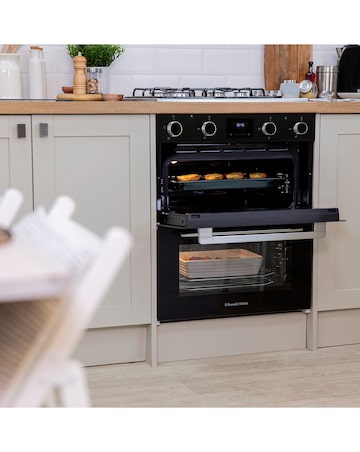 Russell Hobbs RH72DEO1001B Built-Under Electric Fan Oven - Black