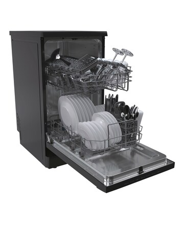 Hoover HDPH 2D1049B-80 Freestanding 10-Place Slimline Dishwasher - Black