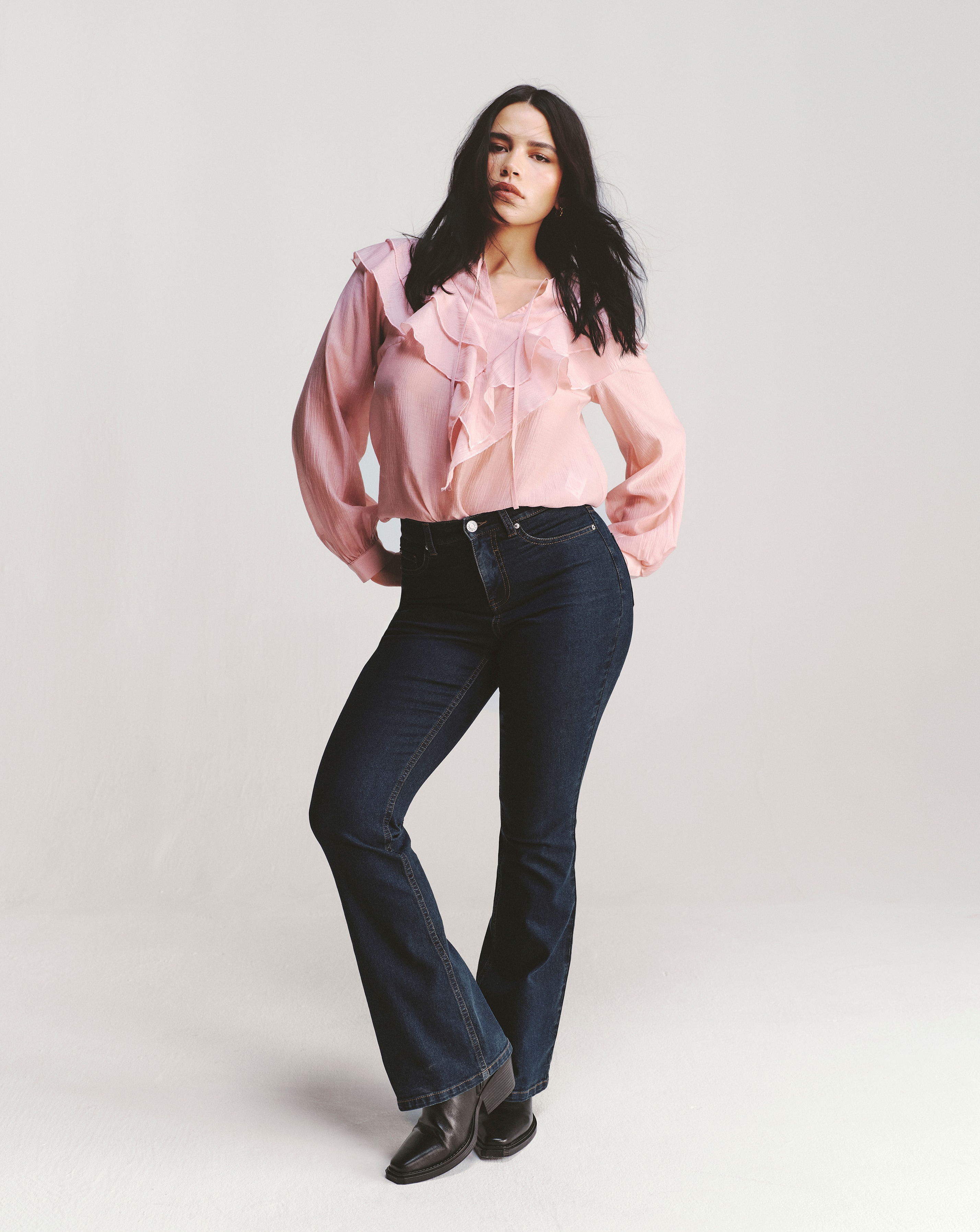 Winter Blue 24/7 Flared Jeans