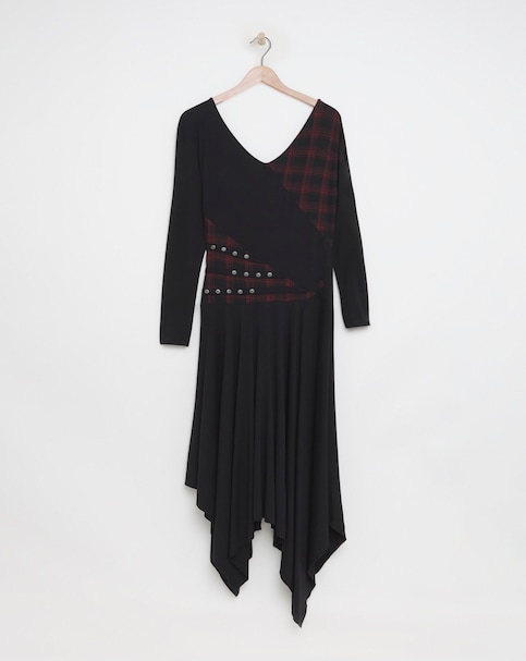 Joe Browns Cut Out Check It Jersey Dress