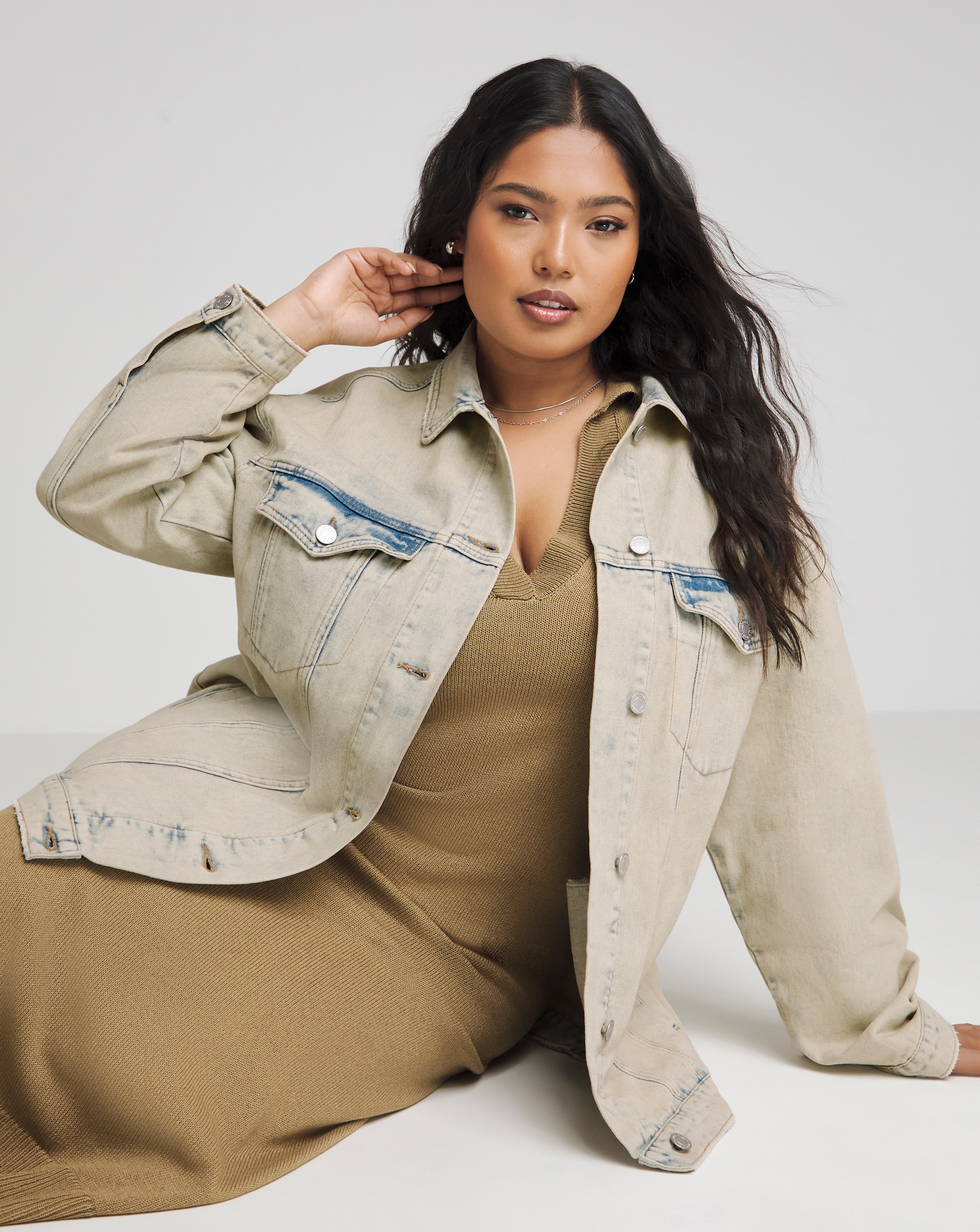 Light Wash Boyfriend Denim Jacket